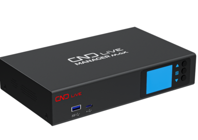 CNDLive Manager Max Bonding Server 4K Decoder